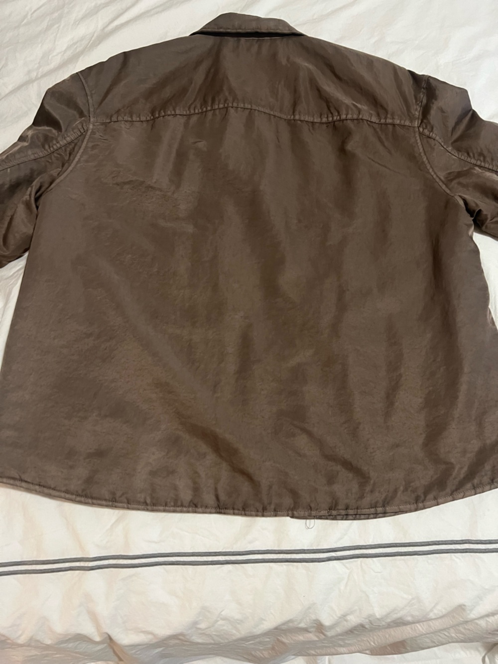 Zara Men's Brown Lightweight Button-Front Jacket size Medium - Picture 6 of 6